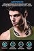 Bluetooth Headset 10H Playing Time,SoundPEATS wireless headphones Neckband Sweatproof Earbuds with Mic(Bluetooth 4.1,workout,Sports) - [Upgraded Version of Q800]