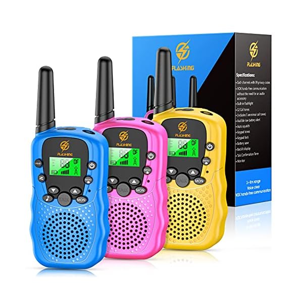 Dreamingbox-Walkie-Talkies-for-Kids-Walkie-Talkies-for-Adults-Boys-Toys-Girls-Toys-Outdoor-Toys-3-Miles-Long-Range8-Channel-2-Way-Radio-Set-Gifts-for-3-10-Year-Old-Boys-GirlsPack-of-3 Dreamingbox Walkie Talkies for Kids Walkie Talkies for Adults Boys Toys Girls Toys Outdoor Toys 3 Miles Long Range/8 Channel /2 Way Radio Set Gifts for 3-10 Year Old Boys Girls(Pack of 3)