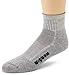 Wigwam Unisex Cool-Lite Pro Quarter Length Sock, Grey, Sock Size:10-13/Shoe Size: 6-12