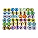 Glass Dragon Cat Eye Flatback Dome Cabochon for Jewelry or Doll Eyes Making (20MM-100PCS)