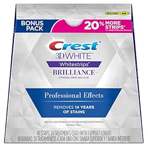 Image of Crest 3D White Strips Professional Effects Teeth Whitening Strips Kit, 24 Count