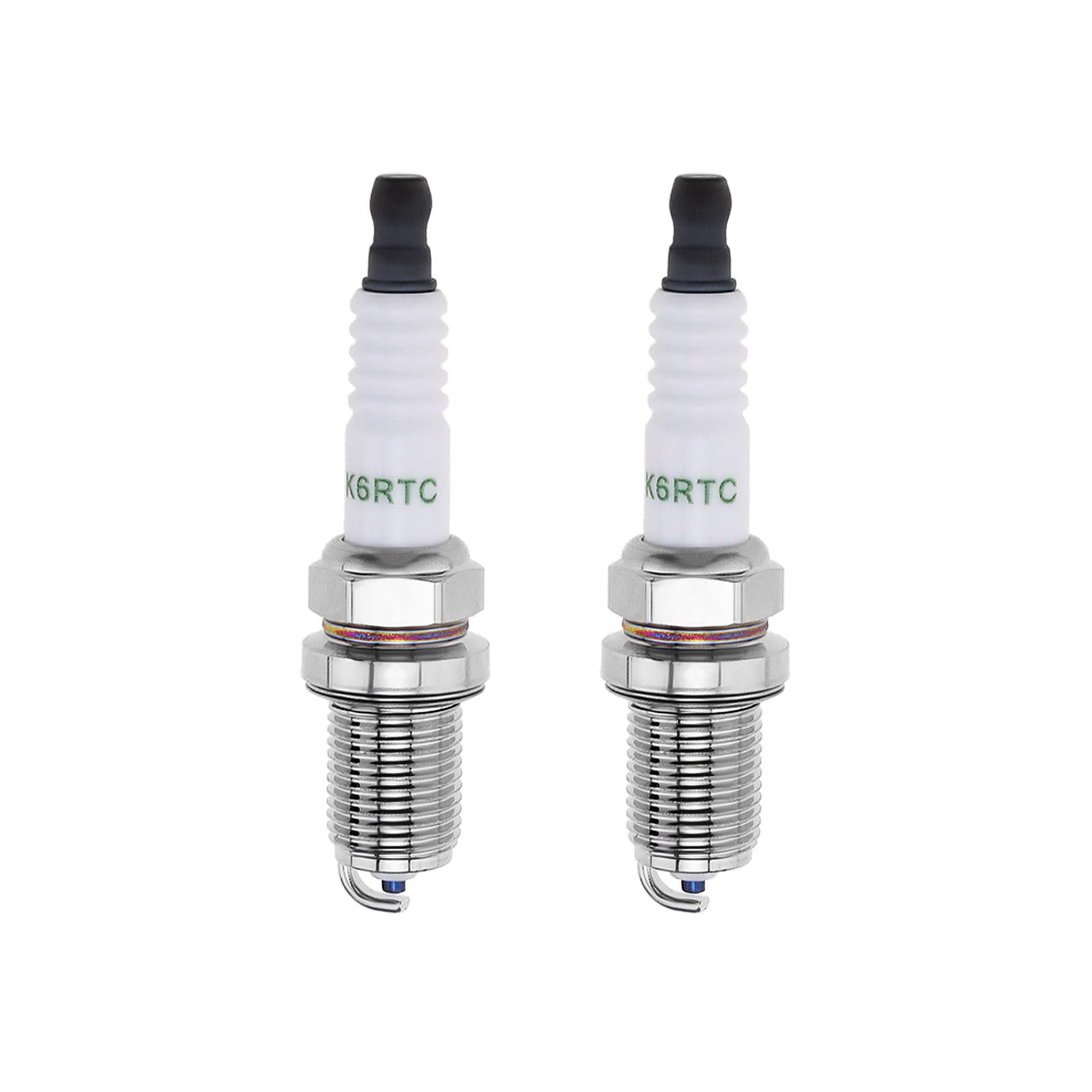 YINETTECH Pack of 2PCS Spark Plug Engine Spark Plug K6RTC Spark Plug Compatible with Briggs & Stratton 491055S 491055 491055T 805015 Engine