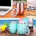 MASCOTKING 12 oz Wine Tumbler,Double Vacuum Insulated Wine Glass with Lids for Keeping Wine, Coffee, Drinks, Champagne, Cocktails