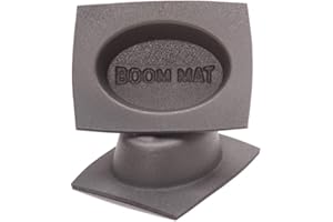 Design Engineering DEI 050361 Boom Mat Speaker Baffles, 5" x 7" Oval Slim (Pack of 2)