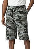 Kingsize Men's Big & Tall Lightweight Extra Long Shorts