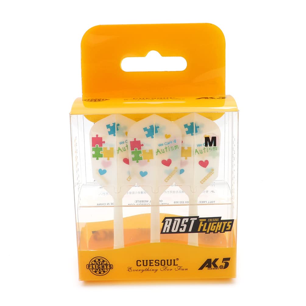 CUESOUL ROST Integrated Dart Shaft and Flights Slim Shape,Set of 3 pcs(CSAK-58SC-1)