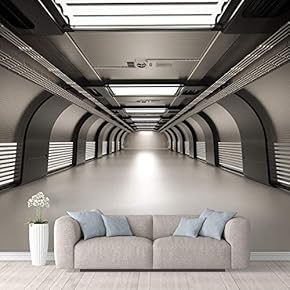 Wall Mural Impression of The Future Removable Self-Adhesive Large Wallpaper - 66x96 inches