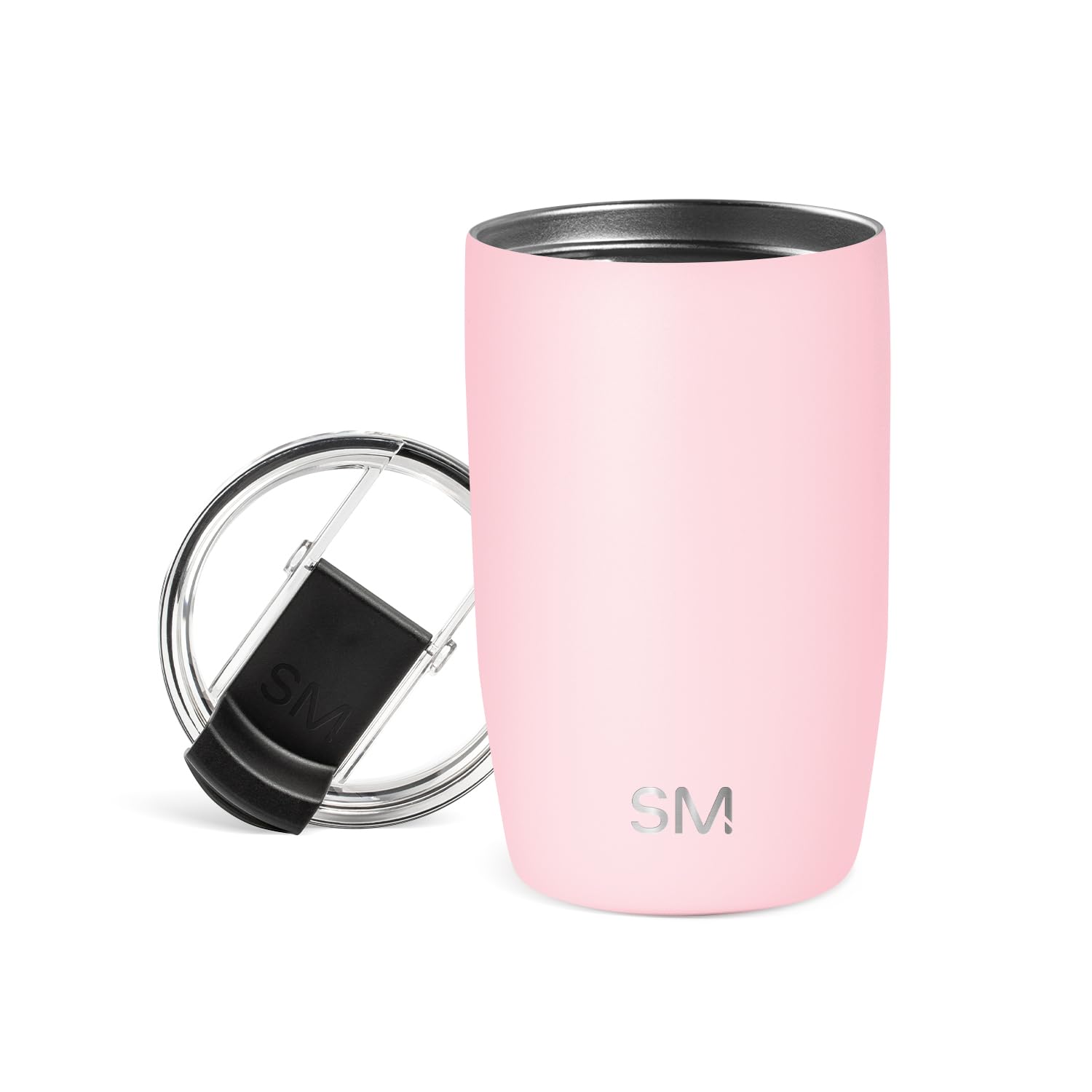 Simple Modern Travel Coffee Mug Tumbler with Flip Lid | Insulated Stainless Steel Iced Coffee Cup | Gifts for Women & Men | Voyager Collection | 350ml | Blush
