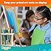 Paint Brush Holder - Cool Sturdy Art & Craft Organizer for Kids Art Supplies - 49 Hole Paint Brush Organizer - Best for Tidy Craft Supplies, Artist Tools, Pens, Pencils, Markers & Painting Supplies