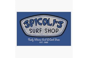 HJ MEDIA Spicoli's Surf Shop Window Water Bottle Bumper Sticker Decal 5"