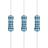 EDGELEC 100pcs 1K ohm Resistor 1/2w (0.5Watt) &plusmn;1% Tolerance Metal Film Fixed Resistor, Multiple Values of Resistance Optional