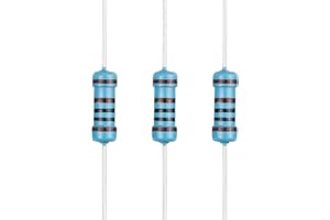 EDGELEC 100pcs 1K ohm Resistor 1/2w (0.5Watt) ±1% Tolerance Metal Film Fixed Resistor, Multiple Values of Resistance Optional