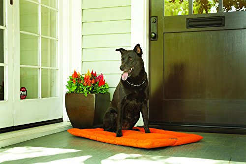 Jax and Bones  30 x 19-Inch Crypton Water Resistant Cozy Dog Mat, Medium, Persimmon - Thumbnail 3