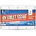 Firebelly Outfitters RV Toilet Paper, Septic Tank Safe - 8 Rolls, 2-Ply 500 Sheets - Fast Dissolve Bath Tissue for Camping, Marine, RV Holding Tanks, Reduces Camper Sewer System Clogs, Biodegradable primary
