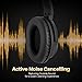 Active Noise Cancelling Bluetooth Headphones, ANCDEEP Ancone HiFi Stereo Deep Bass Over Ear Wireless Headphones with Built-in Microphone and Carrying case for iPhone/Android/PC/TV(Black)