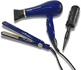 Nicky Clarke Hair Dryer Straightener Set 45mm Brush Thermo Ceramic DC Motor view 1