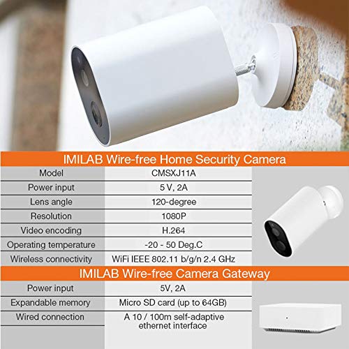 Global Version IMILAB EC2 Smart IP Camera Gateway 1080P IP66 AI