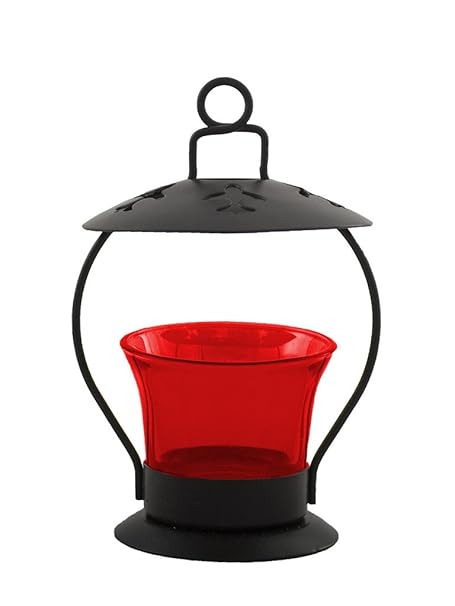 Glass Metal Votive Red By Kraft Seeds