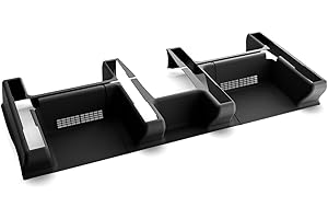 SHINELINERS Front Seat Rail Protectors for Tesla Model Y Juniper 2025-2026, 5-Piece TPE Track Cover Guards, Under Seat Floor Mat Protectors, Black