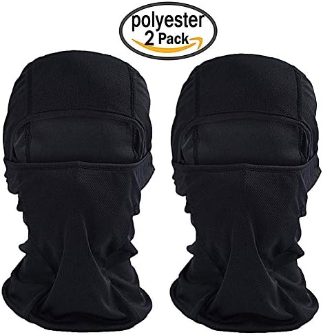 Mazo [2 Pack] Balaclava Motorcycle Tactical Skiing Face Mask