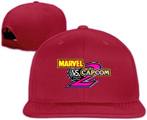 Marvel Vs. Capcom 3 Fighting Game Flat Strapback Hat Adjustable Caps Apparel