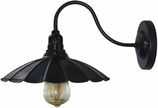 Black Gooseneck Barn Lights Vintage Wall Sconce Lamp Industrial
