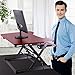 Deskrelief-002- Height Adjustable Standing Desk Riser,  Dual Monitor Setups , Made For Smooth Workstation, Great Quality No Assembly Needed