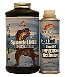 Speedokote SMR-1000-K1 - T-Rex Black Bed Liner, Truck Bedliner, Quart Kit Includes Activator