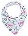 Baby Bandana Drool Bibs for Girls 12 Pack of Absorbent Cotton Baby Gift Set By Mumby