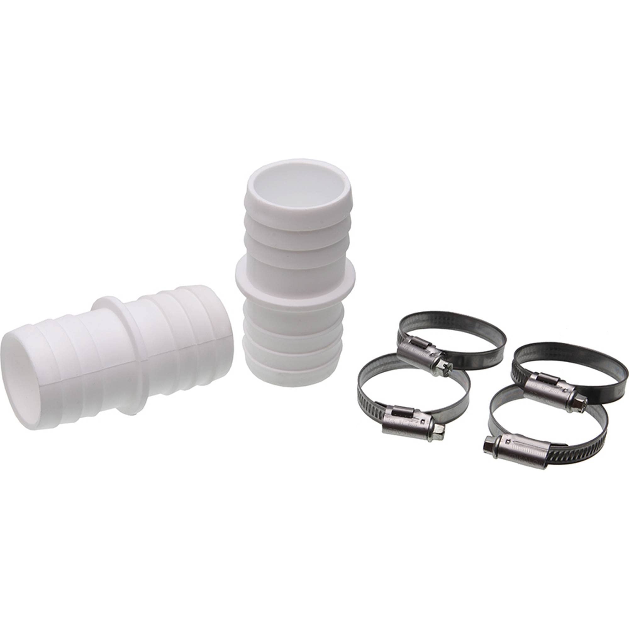 Hose Connector (Pack of 2 Front with 4 jingles Ø 32 MM to 38 MM Diameter Fitting-SchlauchtüLe-Hose Connection