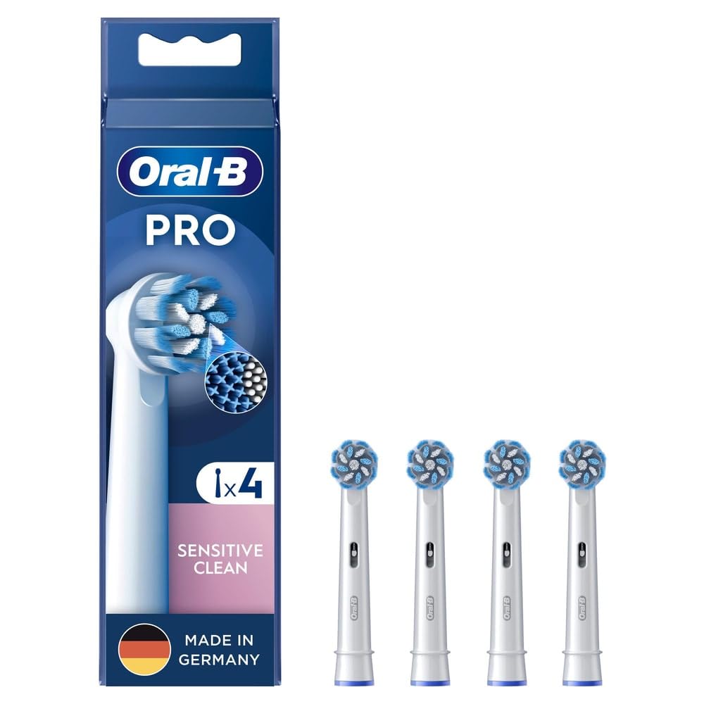 Oral-B Pro Sensitive Clean Replacement Toothbrush Heads Pack of 4