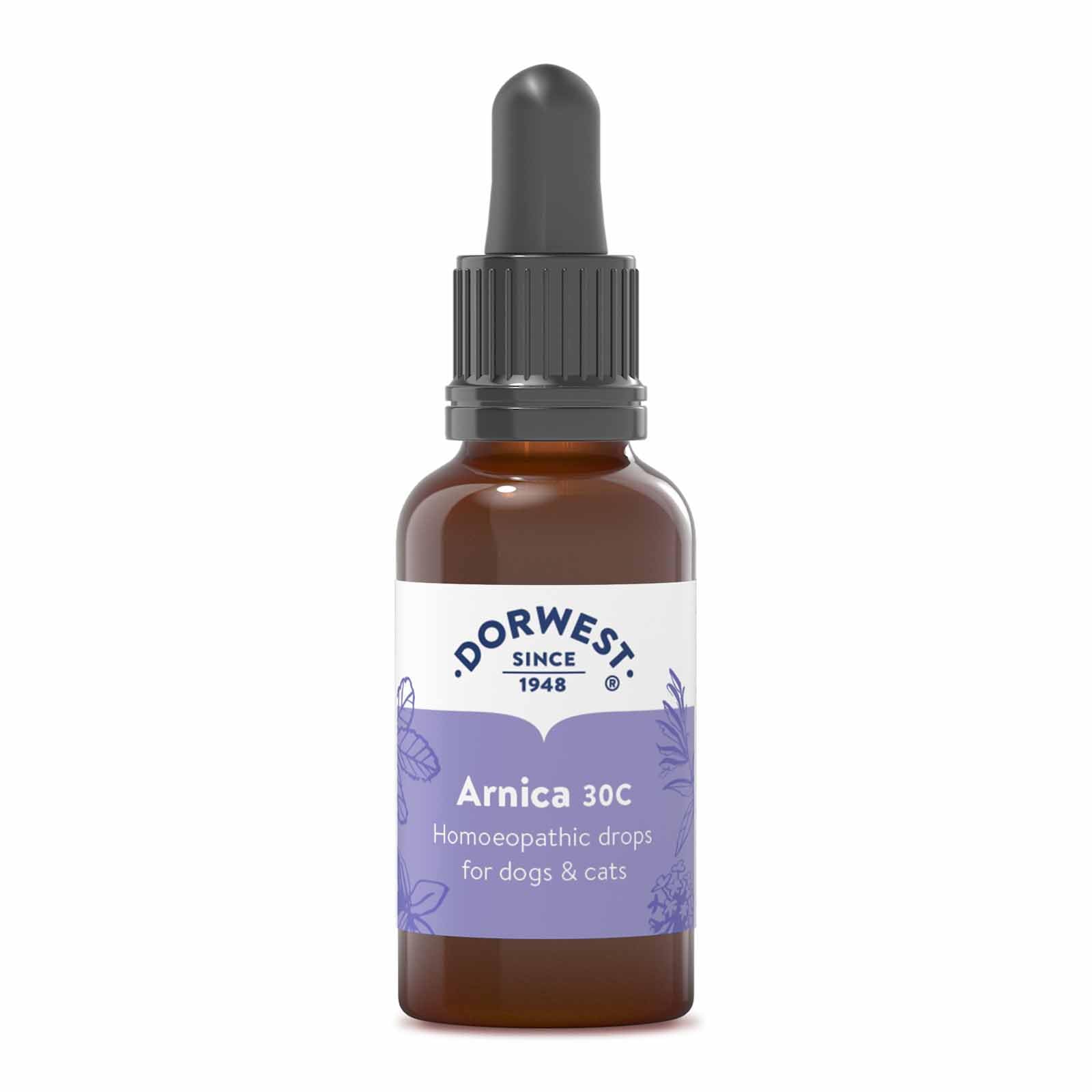Dorwest Herbs Arnica 30C Homoeopathic Liquid Remedy for Dogs & Cats - 15ml