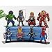 Boenxin Marvel Avengers Titan Hero Series Exclusive-Iron Man、Hulk、Thor、Spider-Man、Captain America、Hulkbuster、Thanos、Black Panther 8 Figure Set/Car Decoration
