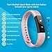 Fitness Tracker, Lintelek Heart Rate Smart Wristband, Sleep Monitor, Steps/ Calorie and Distance Counter Pedometer for Android or IOS Phone