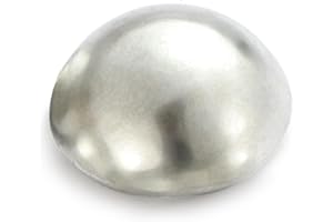 HOLAMA Hemispherical Indium Metal 99.995% Pure 1oz(28.3 Grams), High Purity for Electronics, Science Projects, Jewelry, Industrial Use, Collectors and Research Purposes – Unique Hemisphere Shape