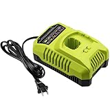 Topbatt Replace for Ryobi 9.6V-18V Battery Charger NiCad NiMh & Li-ion One+ Battery P117 Dual Chemistry IntelliPort P102 P105 P107 P113