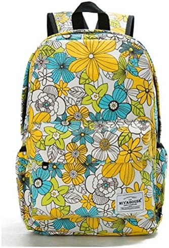 Unique Printing Backpack Women Vintage Floral Bookbags Travel Bags For School Teenage Girls Canvas Backbag Top Quality 1037b