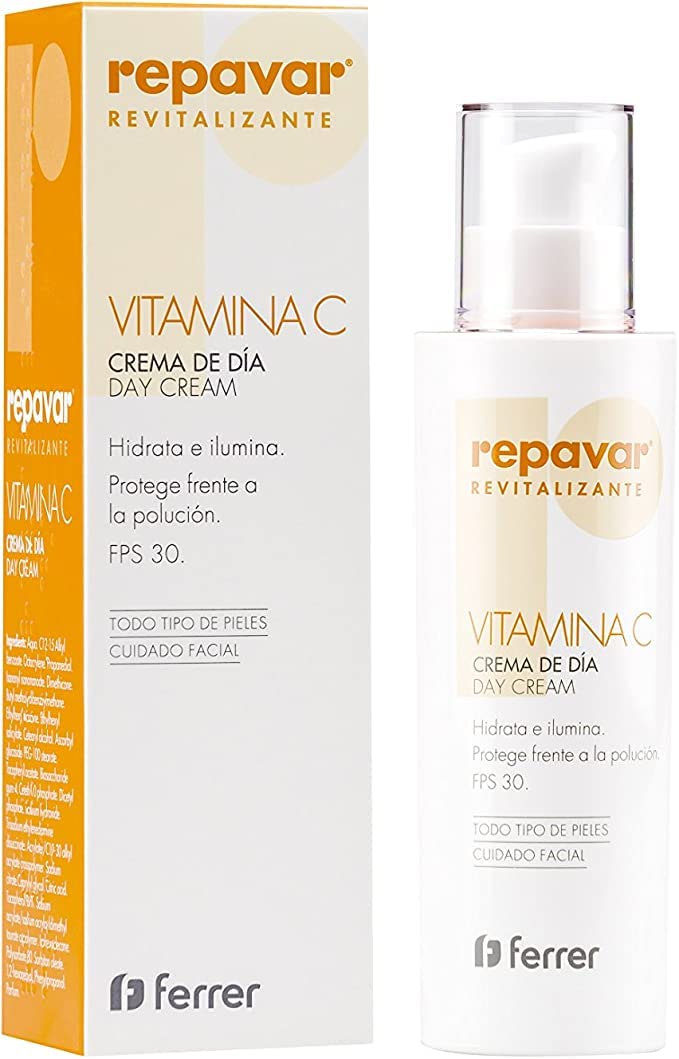 REPAVAR REVITALIZE Day Cream SPF 30, 50ml - Prevents Skin Aging