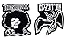 Set_ROCK008 - Jimi Hendrix Patch and Led Zeppelin Patch, 2 Pcs Heavy Metal Patches, Applique Embroidered Patches - Rock Band Iron on Patches