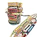 RIMOBUL Nepal Style Woven Friendship Bracelets - 12 pack