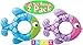 INTEX Swim Along Rings Fish Blue/Green & Pink/Purple Gift Set Bundle - 2 Pack