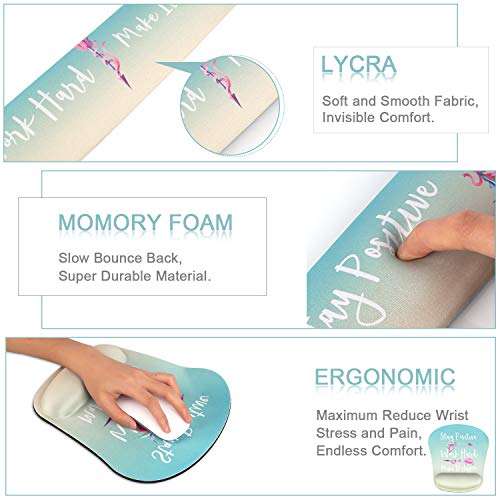 Artiron Keyboard Wrist Rest and Ergonomic Mouse Pad with Wrist Support