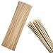 MARISTORE Bamboo Marshmallow Roasting Sticks with 31 Inch 5mm Thick Extra Long Heavy Duty Wooden Skewers,Roaster Barbecue S'Mores Skewers Hot Dog Forks for Party,Camping. 100 Pcs