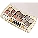 Start 12 Colors Eyeshadow Shimmer Eye Highlight Palette & Cosmetic Brush Makeup Set