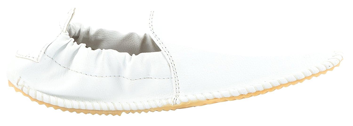 hot man men's white synthetic loafers-7 (hm-5050-white_7)