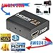 MICROWARE 2160P 3D 4K HDMI Signal Repeater Extender Booster Adapter Over Signal HDTV HDCP 2.2 for HDTV HDMI Compatible Repeater