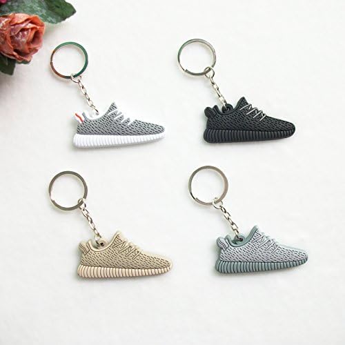 JWONG Adidas Yeezy Boost 350 Turtle Dove Pirate Black Oxford Tan Moonrock 2D Keychain