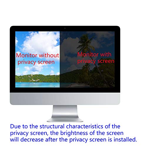 24''W Privacy Screen for Filter Computer Monitor (16:9 Aspect Ratio) - Please Measure Carefull