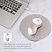 2.4GHz Wireless Charging Mouse Silent Click Compact Soundless Optical Mice with Nano USB Receiver DPI 1600 for PC and Mac (Golden)