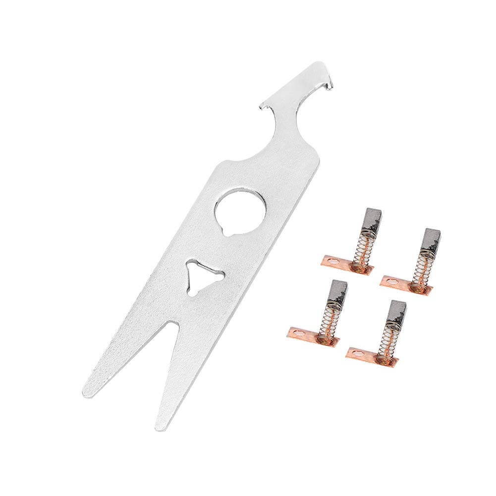 1pc Wrench Durable Nail Drill Handpiece Accessory, Alloy Material Carbon Brush, Professional Manicurist for Nail Salon Nail Lovers Nail Maintenance